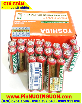 COMBO 1HỘP 40viên Pin AAA 1.5v Toshiba R03KG SP-2TGTE chính hãng _Giá chỉ 119.000đ/ HỘP 40viên 